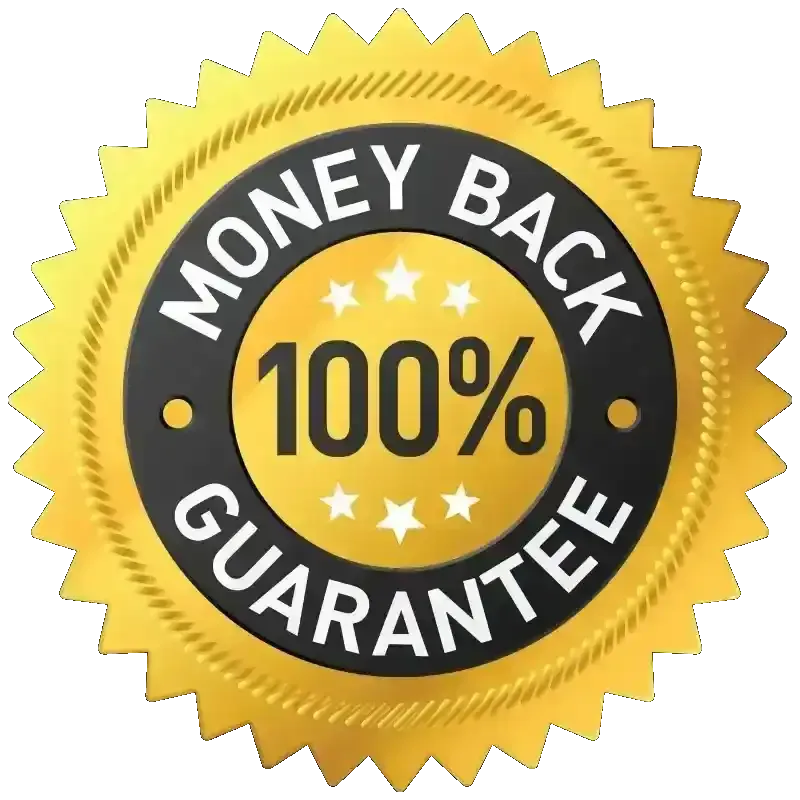 60-Day Money-Back Guarantee seal for Boostaro